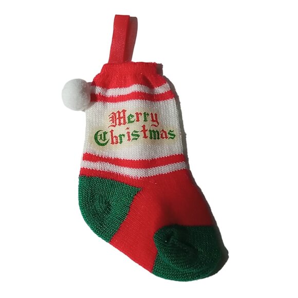 Vintage Miniature Baby Sock/Stocking - Picture 1 of 6
